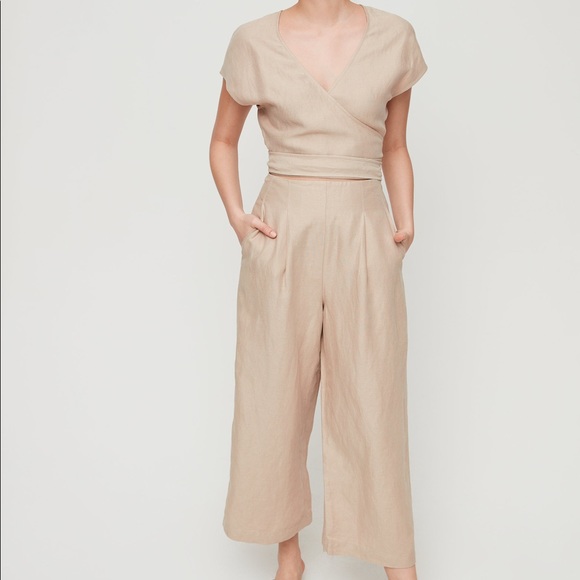 Wilfred Pants - Wilfred Brax Linen Jumpsuit with pockets!